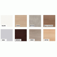 Table de réunion ovale X2 - Officity. - Blanc 9010, 240, Orme_2