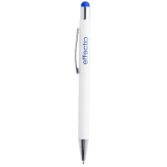 Stylo à bille stylet en aluminium - revêtement spécial pour gravure colorée - encre bleue_2