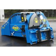 Pailleuse agricole frontale pour petit bull - Atelier Robert SA - Acier haute résistance - Pour balles rondes et rectangulaires_2