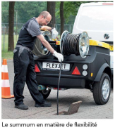 Remorque pour le nettoyage et le débouchage professionnels des branchements privés et des égouts jusqu'au Ø 300 mm ou 350 mm  - Flexjet & Flexjet+_2