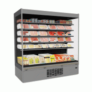 Vitrine réfrigérée verticale PENCIL MODULAR - 5 niveaux, 0°C à +2°C, sans porte, LED, 937 mm x 900 mm x 2050 mm_2
