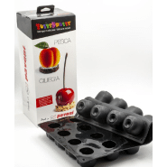 Cerise/Pêche  - Moule en silicone Tutti Frutti Pavoni Italia - 20 empreintes_2