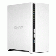 QNAP TS-233 serveur de stockage NAS Tower ARM Cortex-A55 2 Go 0 To QNAP QTS Blanc_2