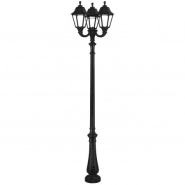 Luminaire extérieur pour mât 3 bras - Indura BIG 6 - IP55 - GX53 9x7W Noir_2