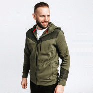 Veste de travail à capuche - L - 100% coton bio avec renforts nylon - FOREST 950663_2