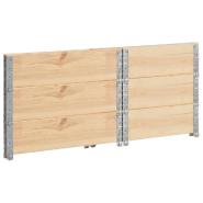 Vidaxl colliers de palette 3 pcs 60x80 cm bois de pin solide 310049_2