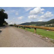 Glissière de sécurité - gamme Wood S4.2 - dispositif mixte bois/métal - entraxe 2m_2