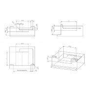 Équipement de quai avec traitement anticorrosif et peinture polymérisée