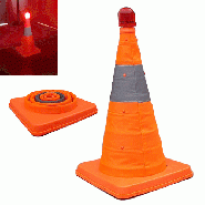 Cônes de signalisation pliables - CONEP420 - 42cm - bandes réfléchissantes Classe 2_2