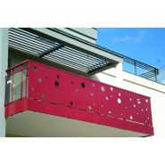 Areal - garde-corps - horizal - en aluminium - remplissage sur dalle_2