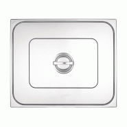 Couvercle inox standard pour bacs GN 2/1 | Vogue - K939_2