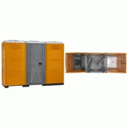 Toilette mobile raccordable multi - Sanilib Multi - 106 x 106 x 233 cm avec cuvette à l'anglaise ou à la turque_2