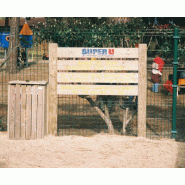 Ensemble de panneaux gravés sur supports bois_2