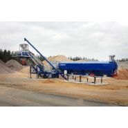 Capacité de 1 250 litres de béton par gâchée pour la centrale Euromix 60