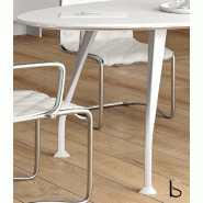 Table de réunion Segno forme ovale - Dellarovere - 200, Chêne foncé_2