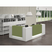 Banque d'accueil d'angle Z2 - Officity - 225, Vert_0