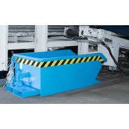 Benne basculante à faible hauteur 230 à 610 L - modèle AG_MGU - robuste, ergonomique et sécurisée_2