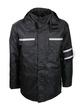 Parka 100% polyester Oxford 300D enduit PU - Coutures étanchées - Capuche fixe et bandes rétro-réfléchissantes_2