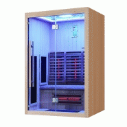 SAUNA INFRAROUGE BOREAL® SIGNATURE 130 À SPECTRE COMPLET - 130X110X205_2