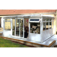 Véranda NORWICH V2 munie de toiture à trois pans_2