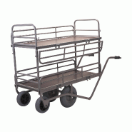 Chariot fleuriste* - Petit Modèle, 39kg, 100 x 55 cm_2