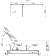 Table de physiothérapie électrique EL02 Robin - Coinfycare - robuste et ajustable avec moteur Timotion_2