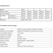 Hd-w801 - détecteurs de métaux industriels Haida avec convoyeur textile - poids 175 kg_2