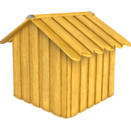 Maisonnette de jeu en robinier Asterix réf-8045576 - Hags_2