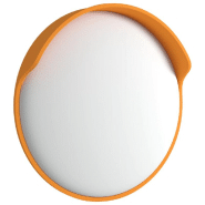 Vidaxl miroir de traffic convexe extérieur orange ø30 cm polycarbonate 153081_2