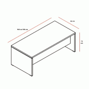 Bureau de direction Quando - MDD - 160, Chêne Canadien