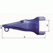 Dents de godet Turnkey TKN11 PE - 21Kg - Dimensions précises en mm_2