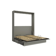Armoire lit escamotable Genius Sofa gris mat - Canapé gris - Couchage 160x200 cm - Ouverture assistée_2