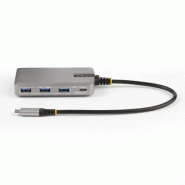 Hub USB-C à  4 Ports avec Sortie Vidéo USB-C DP Alt Mode 4K 60Hz - 3x USB-A, 1x USB Type-C, 100W Powe_2