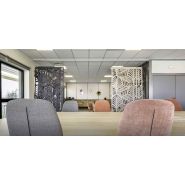 Cloison acoustique TOKYO sur rails_3