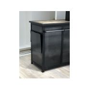 Comptoir pour magasin - Métal & Bois - Longueur 1,70m - Plateau en bois massif - Personnalisable_2