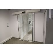 Porte automatique coulissante téléscopique COPAS Systèmes - réduction de l'encombrement_2