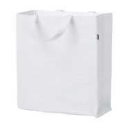 Sac shopping RPET - polyester laminé avec soufflet et anses courtes - 110 g/m² - labélisé RPET_2