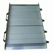 Rampe pliante en aluminium - largeur 82 cm - poignée, roulettes et grande capacité de charge jusqu'à 650 kg_2