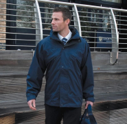 Veste de travail 3 en 1 zip & clic - Imperméable, coupe-vent - Réf: R68_2