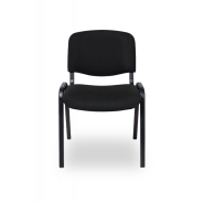 Chaises de conférence ISO standard BL T0001 - robustes et confortables, cadre en acier peint en noir ou chrome_2