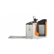 Transpalette robuste et maniable pour quais et rampes