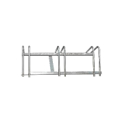 Support cycle modulaire à l'infini - 3 à 5 places - Finition galvanisée_2