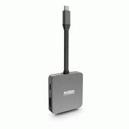 Urban Factory HUBEE LIGHT USB 3.2 Gen 1 (3.1 Gen 1) Type-C Gris_2