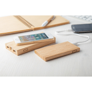 Power bank en bambou - 4000 mAh - Ports micro USB et USB-C_2