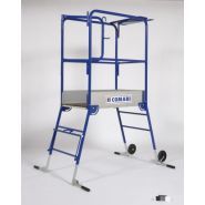 Tetris 100 - Plateforme de travail en acier époxy - Tubesca - Grande plate-forme 900 x 500 mm - Pieds réglables indépendants_2