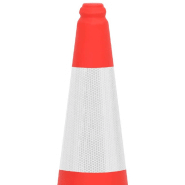 Vidaxl cônes de signalisation réfléchissants à base lourde 10 pcs 75cm 150944_2