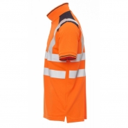 Polos homme manches courtes Guard bicolore - bandes réfléchissantes haute visibilité - norme CE II CAT - Pologuard001028-0028-02011_2