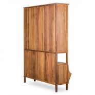 00119001000784 - Meuble présentoir vintage en bois avec étagères et tiroirs - Francisco Segarra - 158x54xh225cm_2