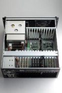 Châssis 4U noir sans alimentation pour PC rack 19