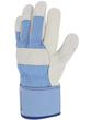 Gants de protection type docker - Paume cuir fleur bovin souple - Manutention lourde en milieu sec_2